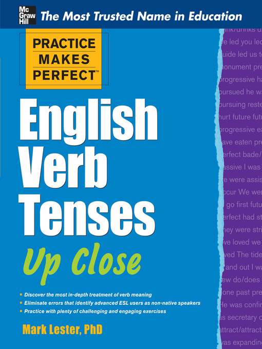 Title details for English Verb Tenses Up Close by Mark Lester - Available